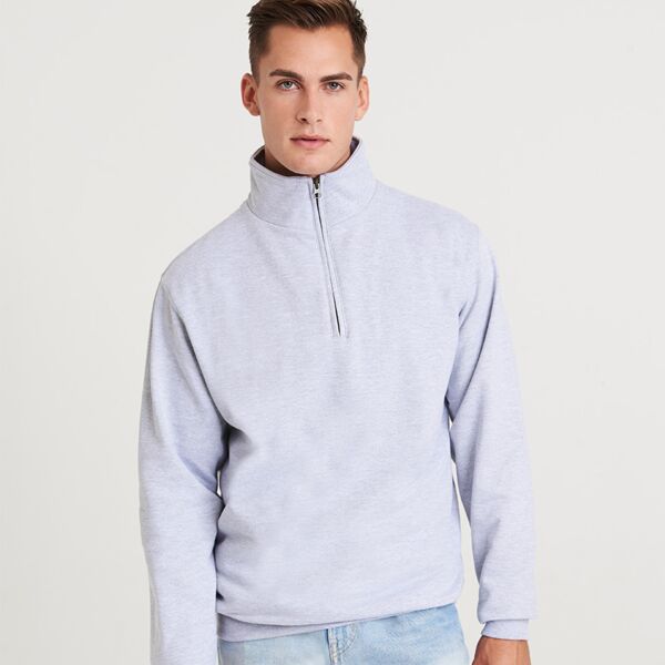 Newson AWDis Sophomore Zip Neck Sweatshirt Thumbnail